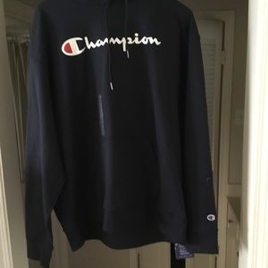 Xl CHAMPION HOODIE, NEW WITH TAGS